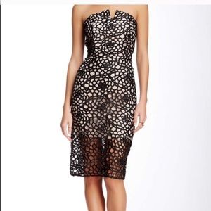 Romeo & Juliet lace overlay black dress Small NWT